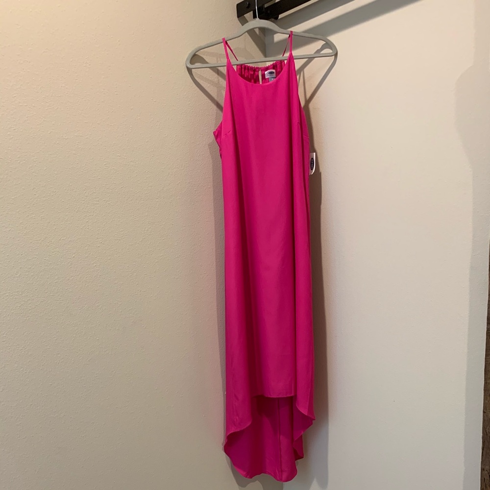 COPY - NWT Bright pink high low dress